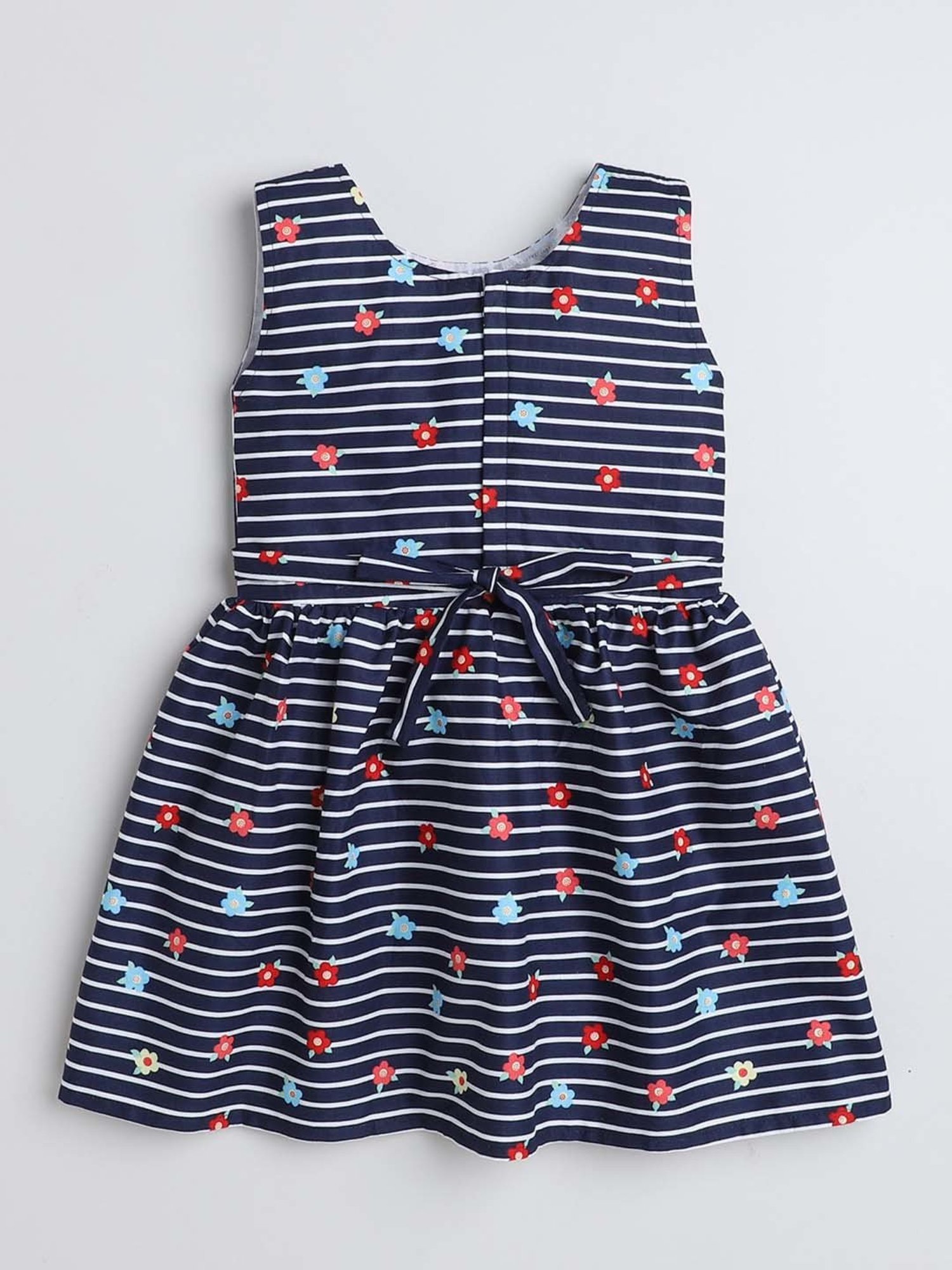 The Magic Wand Kids Navy Floral Print Dress