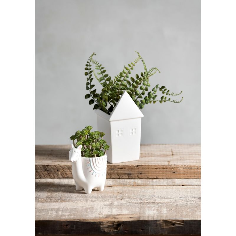 Kasbah House Planter  - Orange - Shiraleah