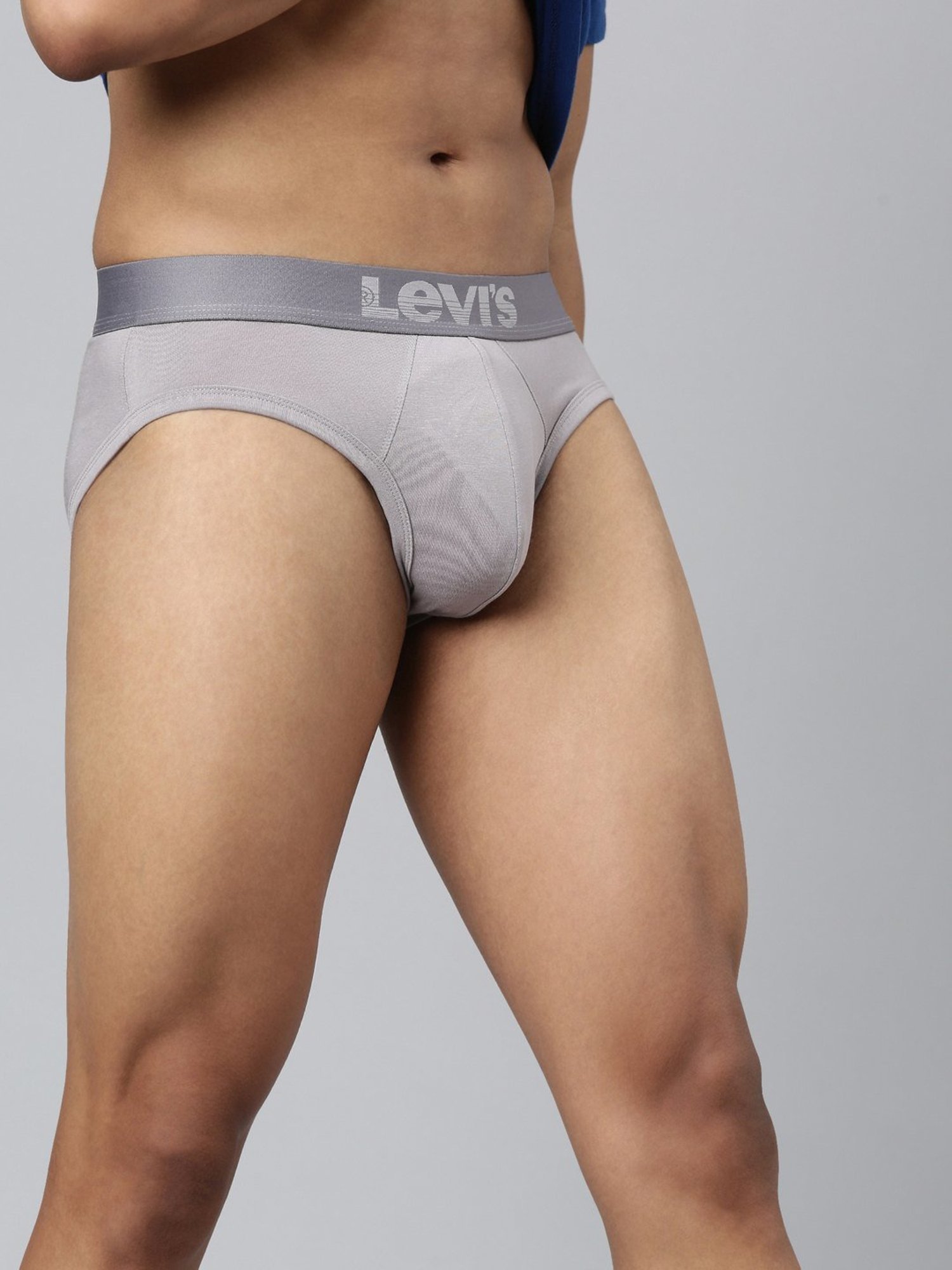 Levi'S Silver Cotton Skinny Fit Briefs