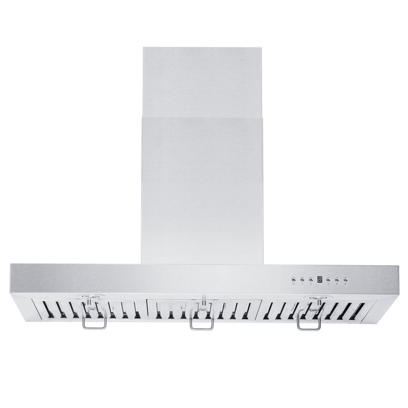 ZLINE KE-30 Stainless Steel 30 Inch Wall Range Hood with 4 Speed Settings and Built In LED Lighting for 8 to 9 Foot Ceilings