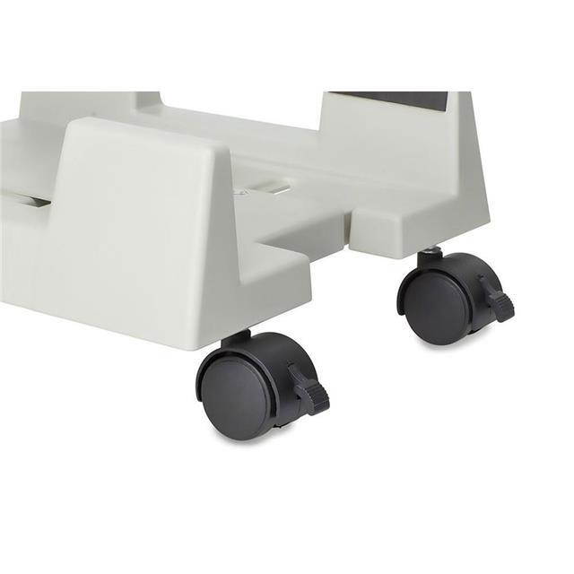 Mount-It! Mobile CPU Stand | Adjustable Width Universal PC Computer Holder Cart