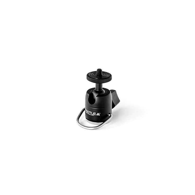 Nootle DRing Mini Ball Head Works with iPad Tripod Mounts Cameras iPhone Holders Brackets Music Stands and Photography Light Stands