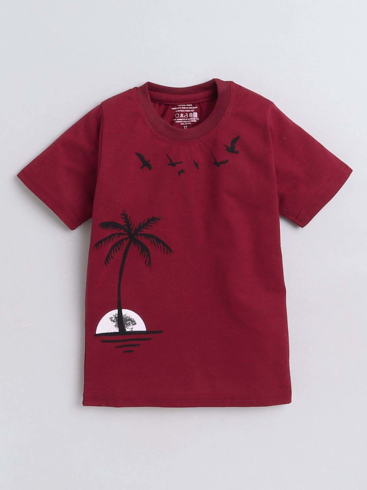 Fourfolds Unisex Multicolor Printed T-Shirt