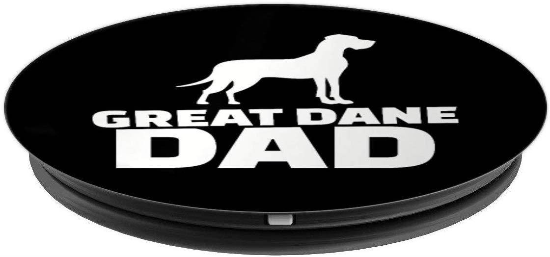 Great Dane Dad PopSockets Grip and Stand for Phones and Tablets
