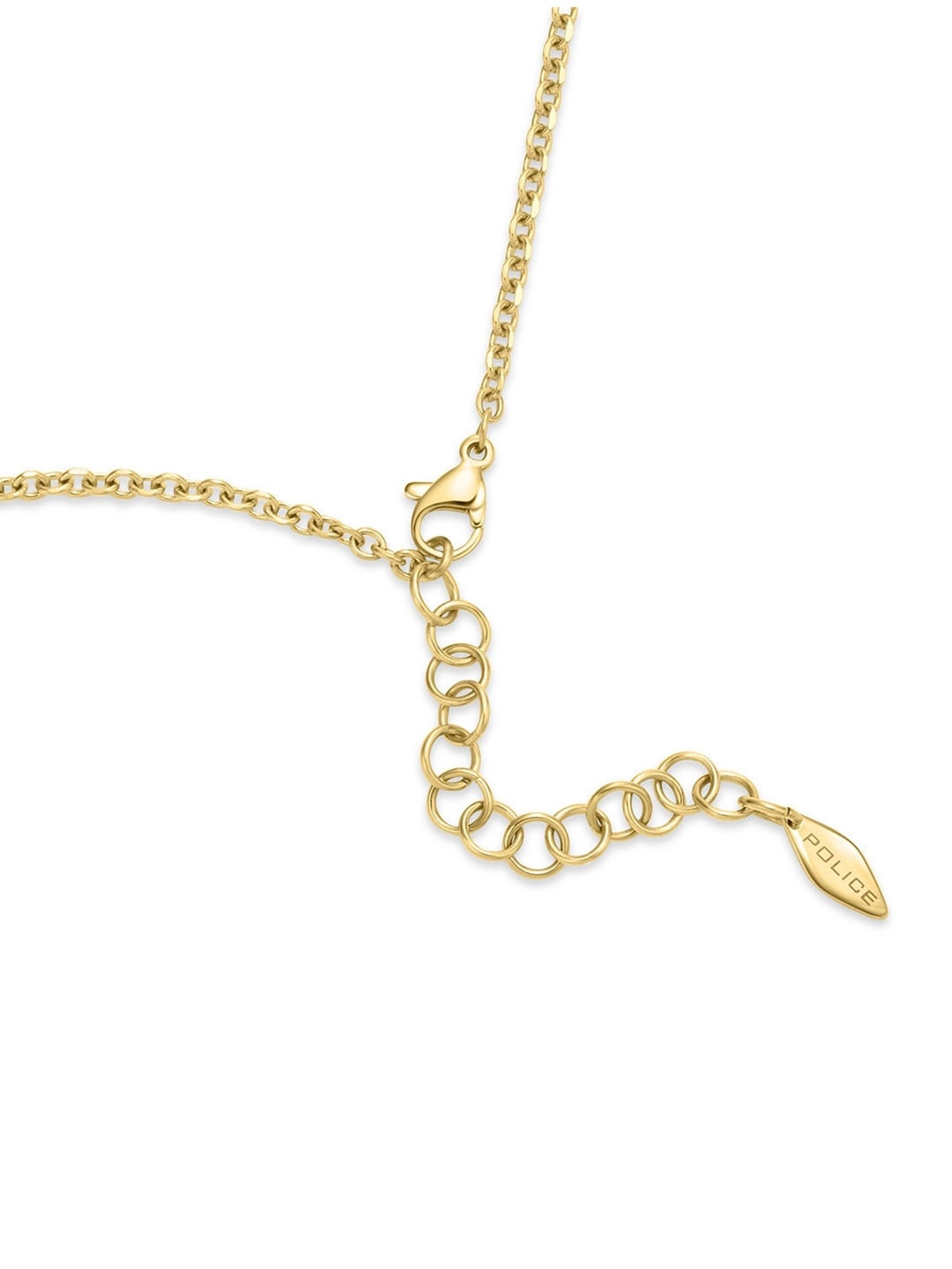 Police Lucky Star Golden Opera Necklace for Women
