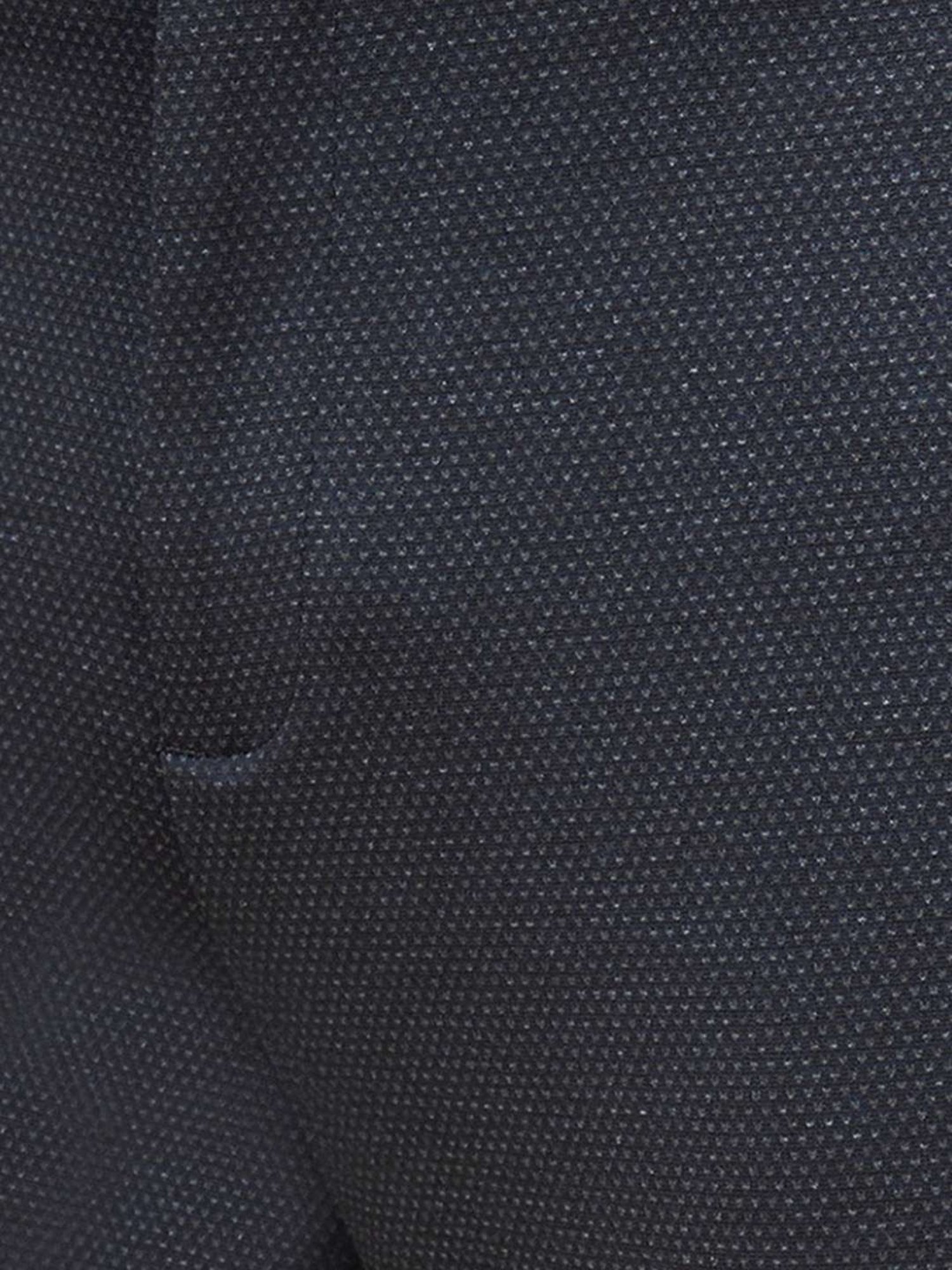 Byford by Pantaloons Navy Regular Fit Printed Trousers