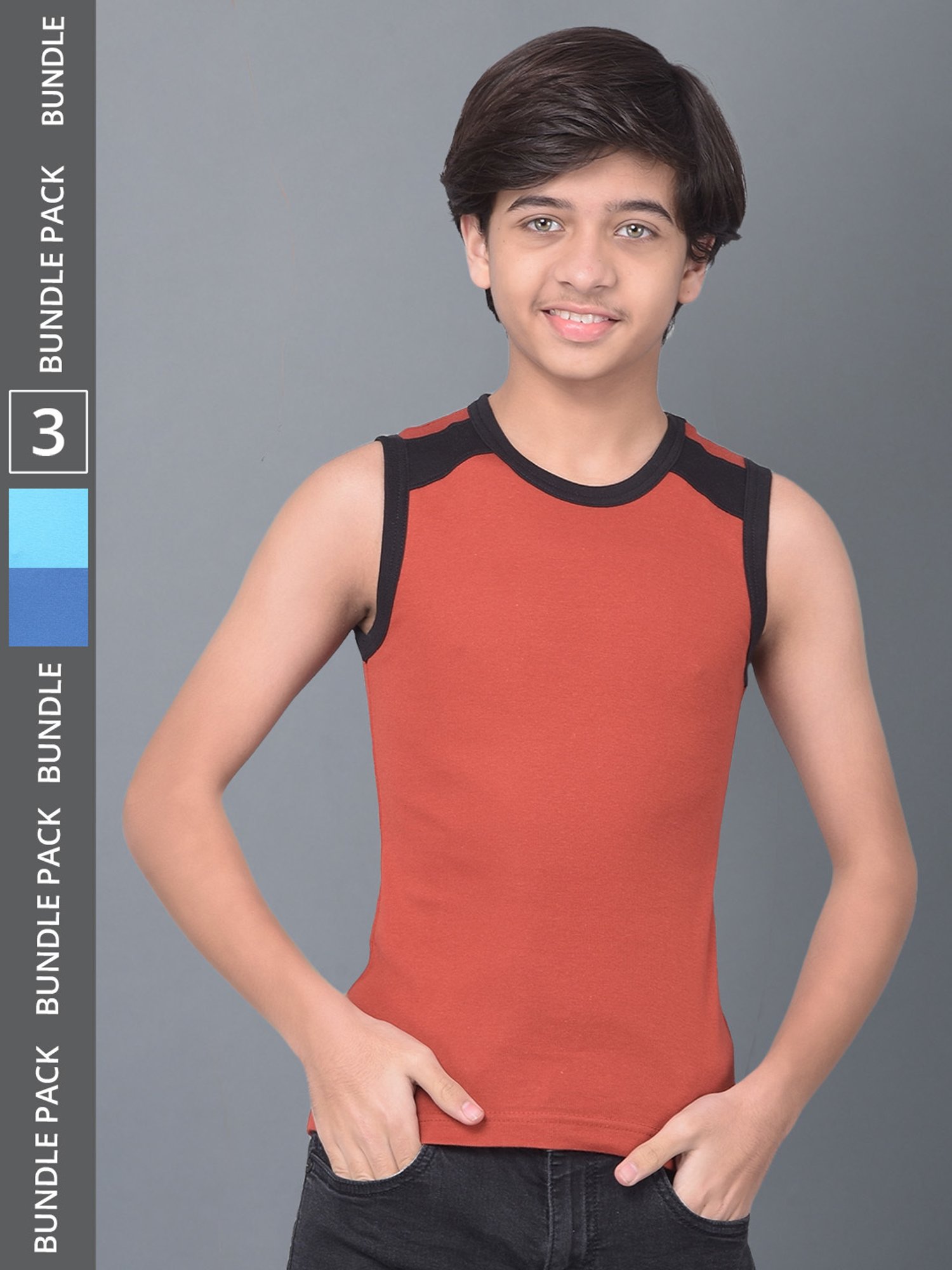 Dyca Boys Assorted Printed Vest (Pack Of 4)