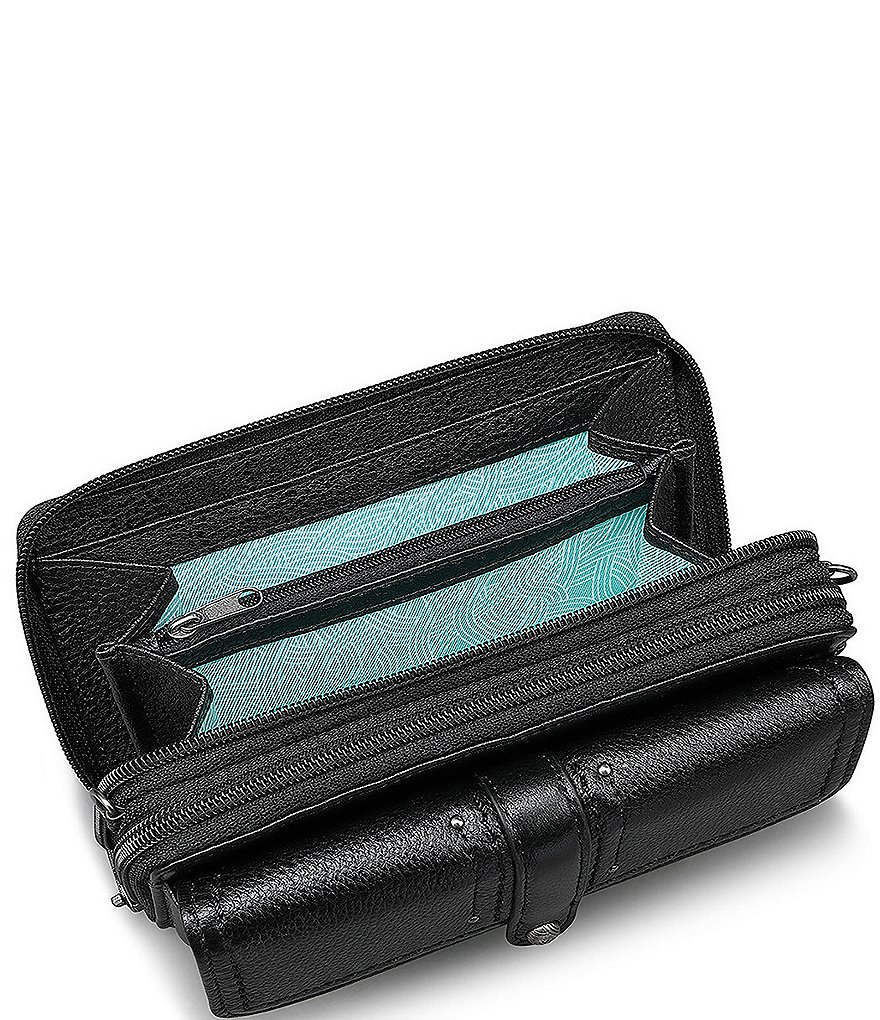 Etienne Aigner Adeline Signature Leather Wristlet Crossbody Bag