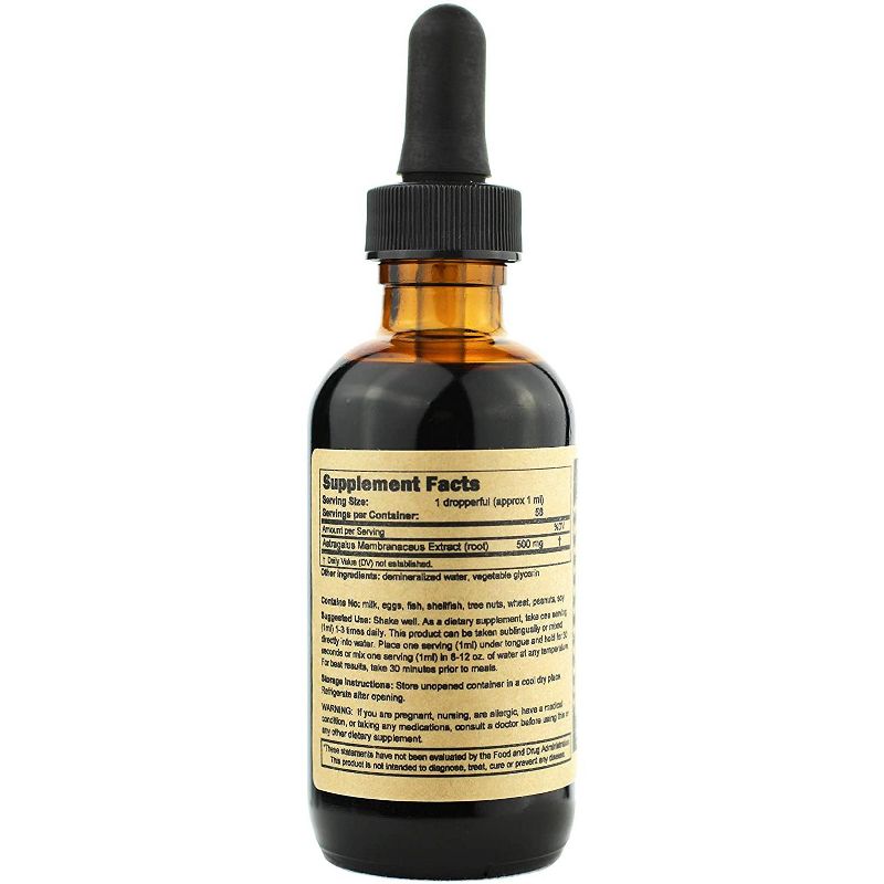 Svasthya Body & Mind Astragalus Boots Immune System, Membranaceus Extract Liquid-2oz