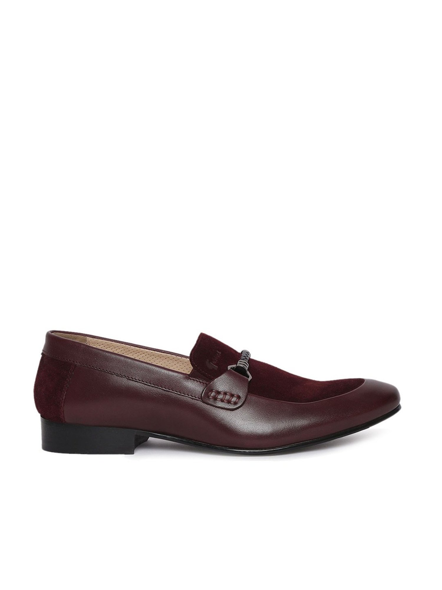Gabicci Men's Winchester Maroon Loafers