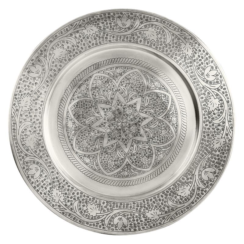 Butler Specialty Moroccan Metal Tray Table Metalworks