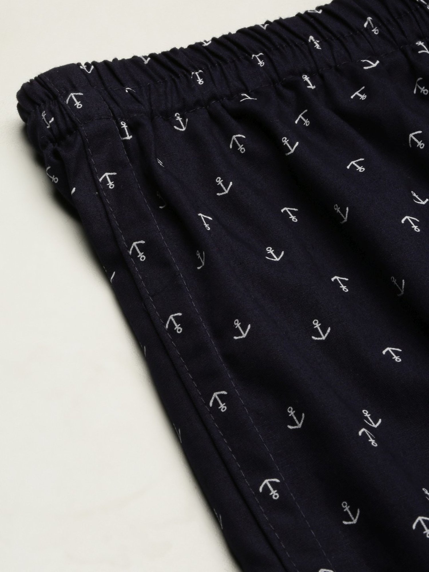 SHOWOFF Navy Blue Slim Fit Printed Boxers
