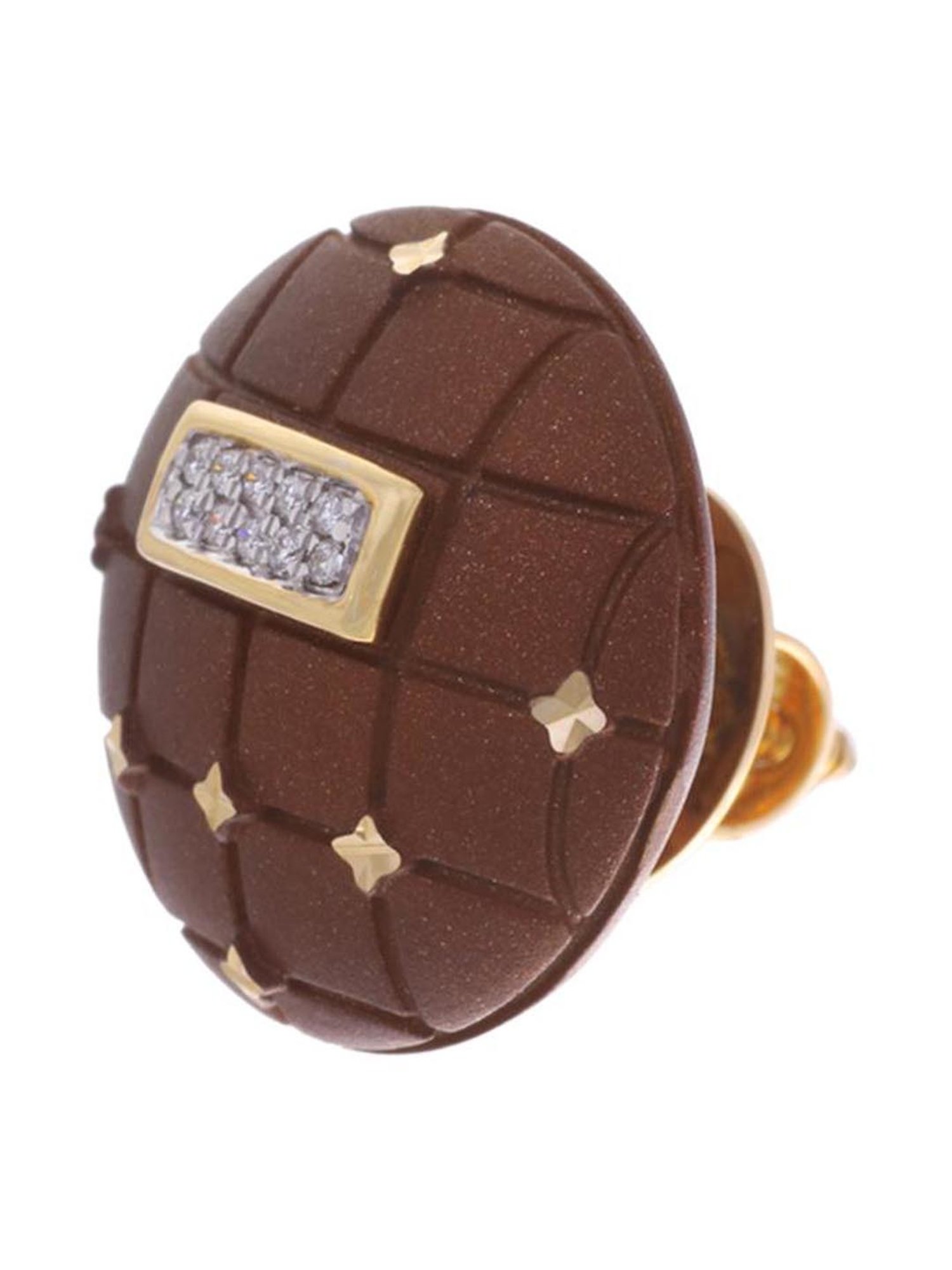 CKC 18k Gold & Diamond Earrings for Women