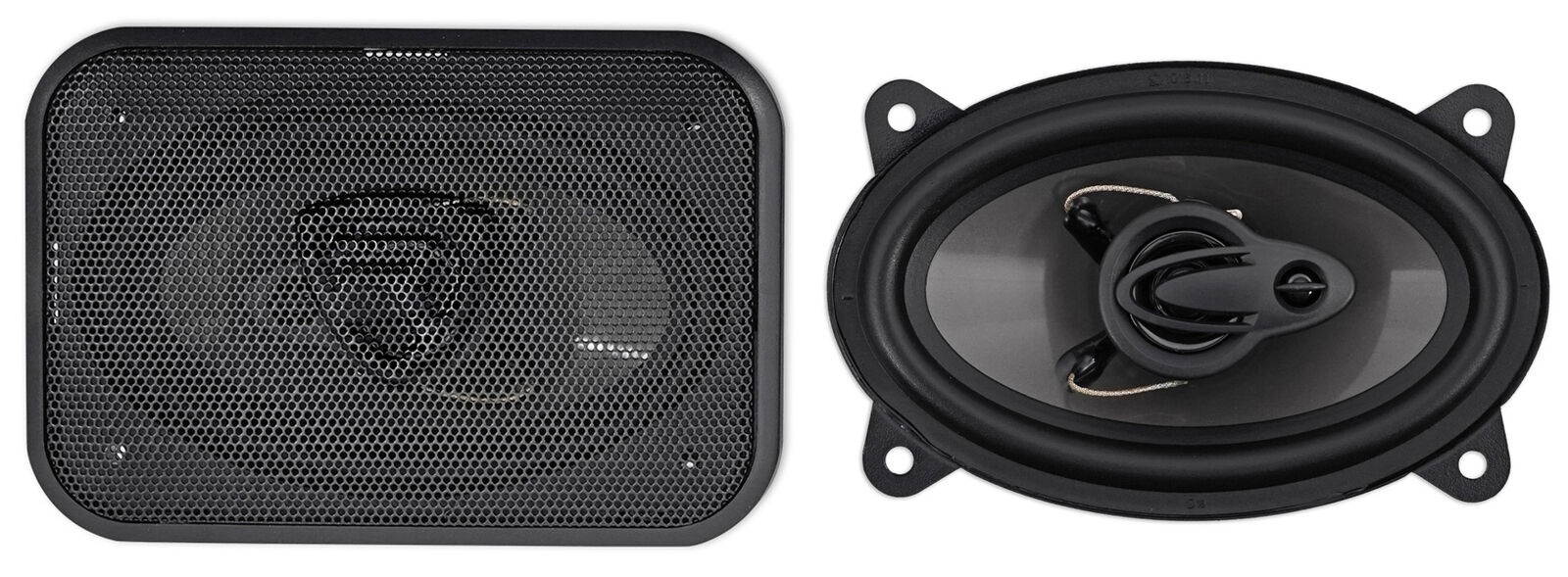 Pair   RV46.3A 4x6" 3-Way Car Speakers 500 Watts/70 Watts RMS CEA Rated