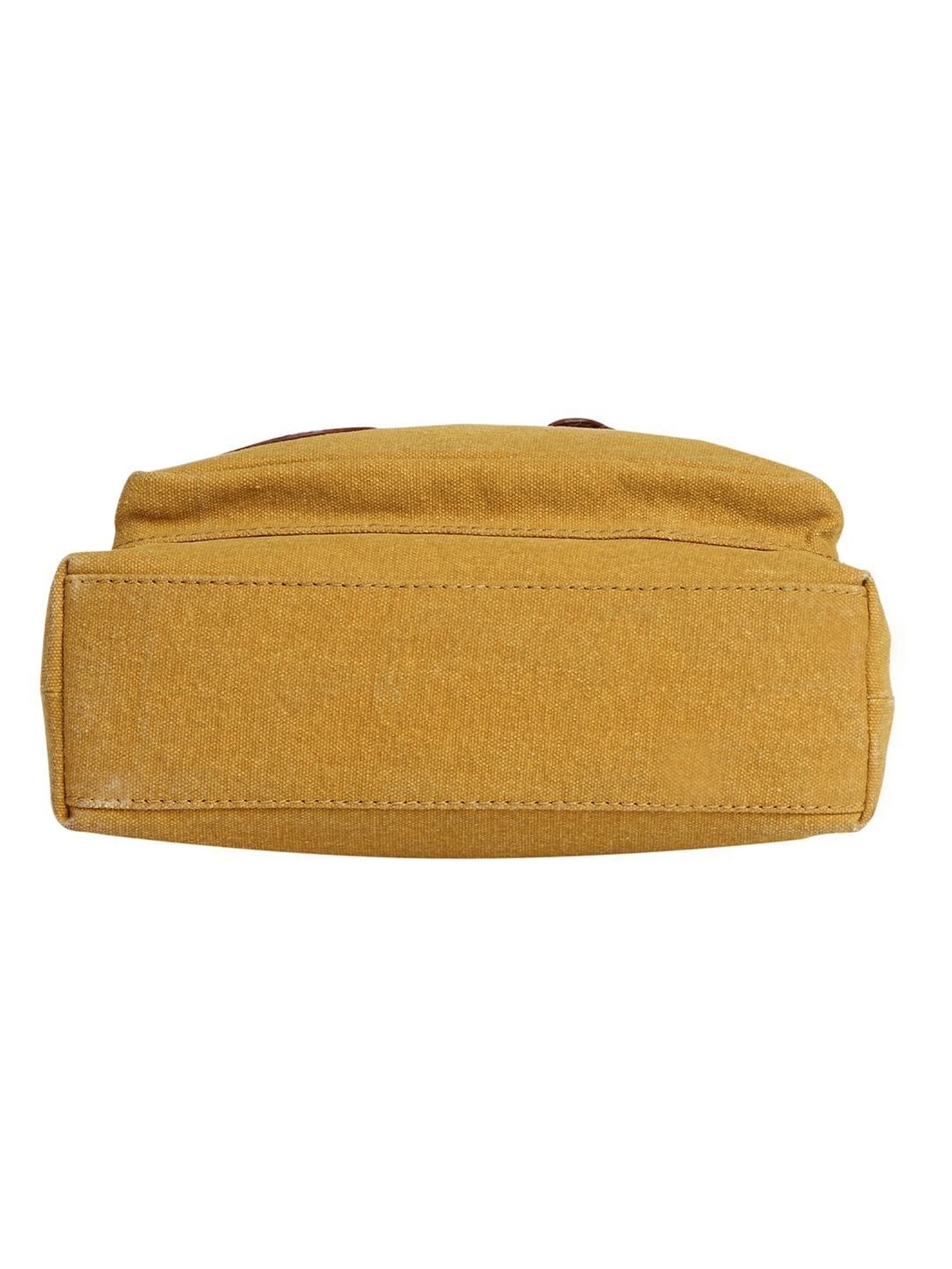 Mona B Mustard Small Cross Body Bag