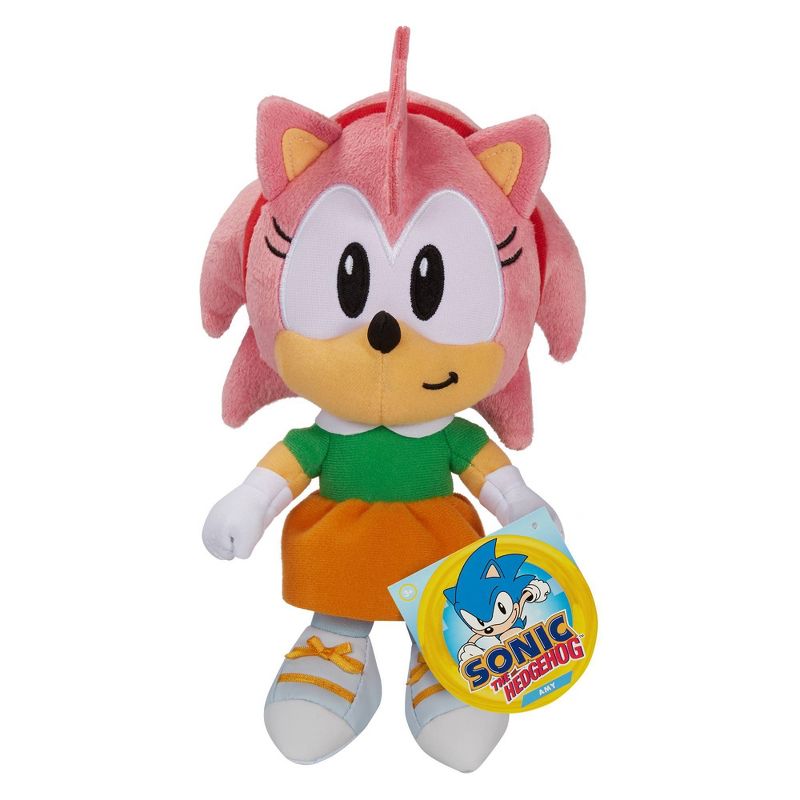7.5" Sonic Basic Plush - Amy Wave 2