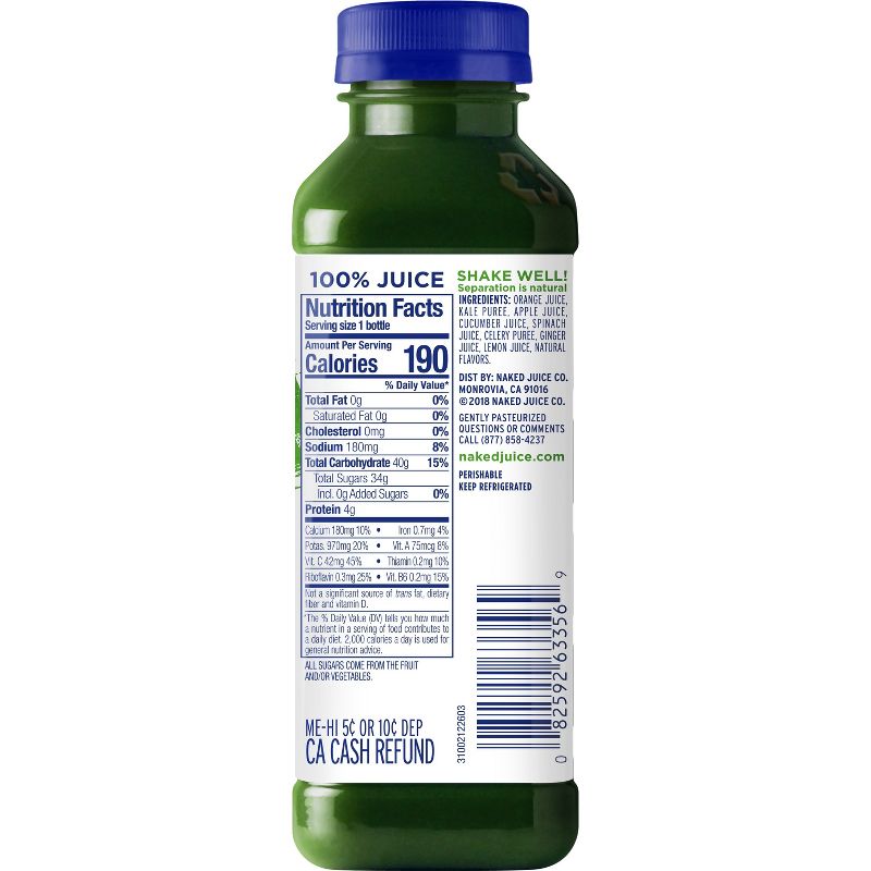 Naked Kale Blazer Vegan Juice Smoothie - 15.2oz