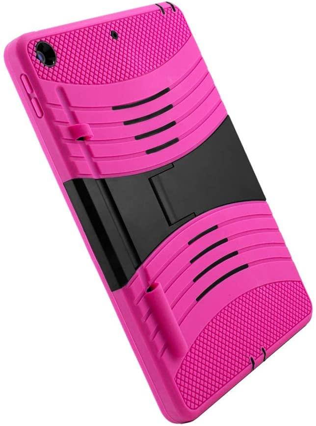 iPad 10.2 Case, Premium Rugged Hybrid Case, Kickstand, Impact Drop Protection Cover For Apple iPad 10.2 7th 8th 2019/2020 Generation (Purple)
