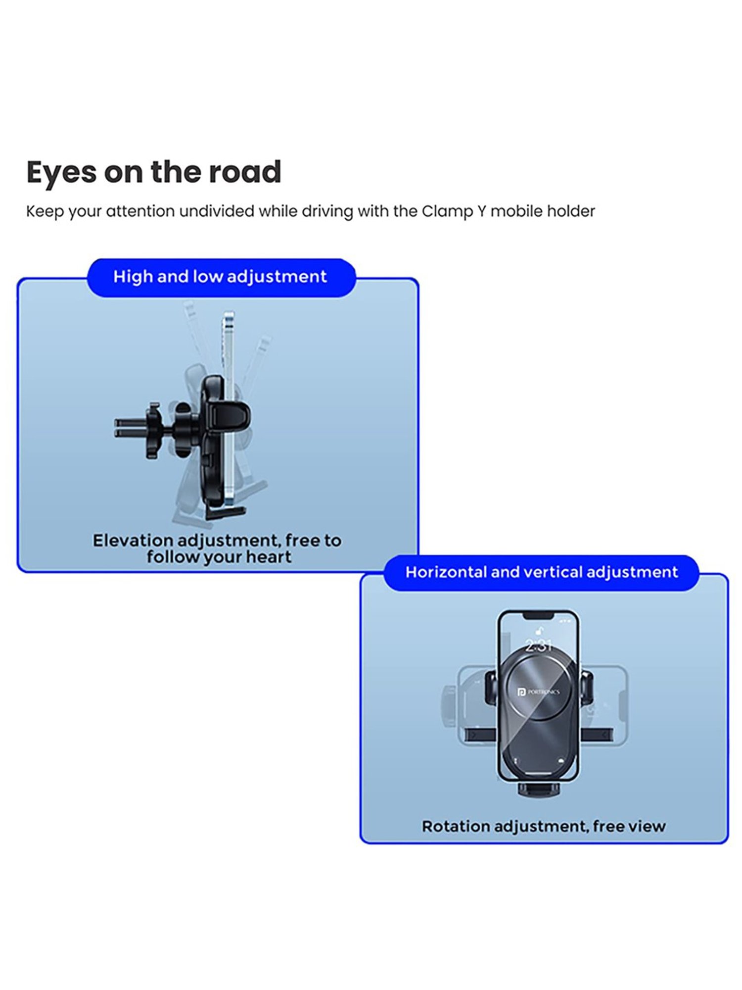 GRIPP Magic Stand Compatible for All Mobile Phones Devices (Black)