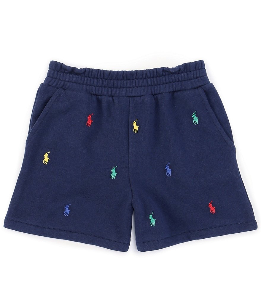 Hippie Girl Little Girls 4-6X Roll-Cuff Midi Denim Shorts