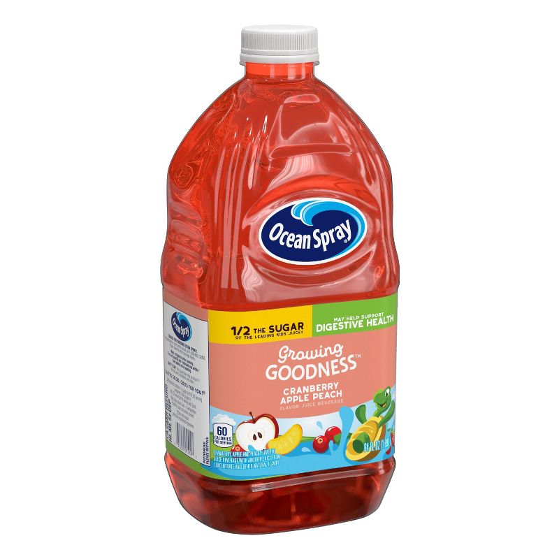 Ocean Spray Growing Goodness Cran Apple Peach Juice Drink - 64 fl oz Bottle