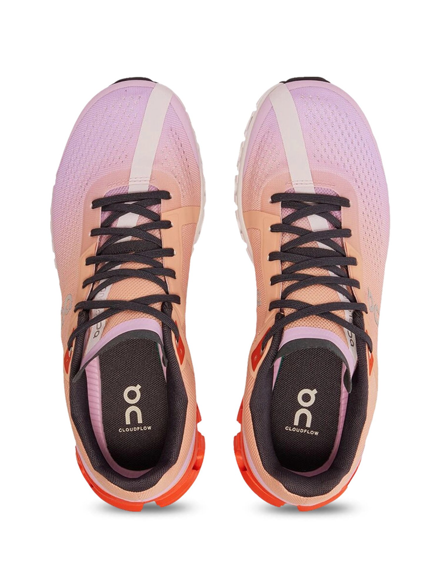 On Women's Cloudflow 3 Rose & Fiji Running Shoes