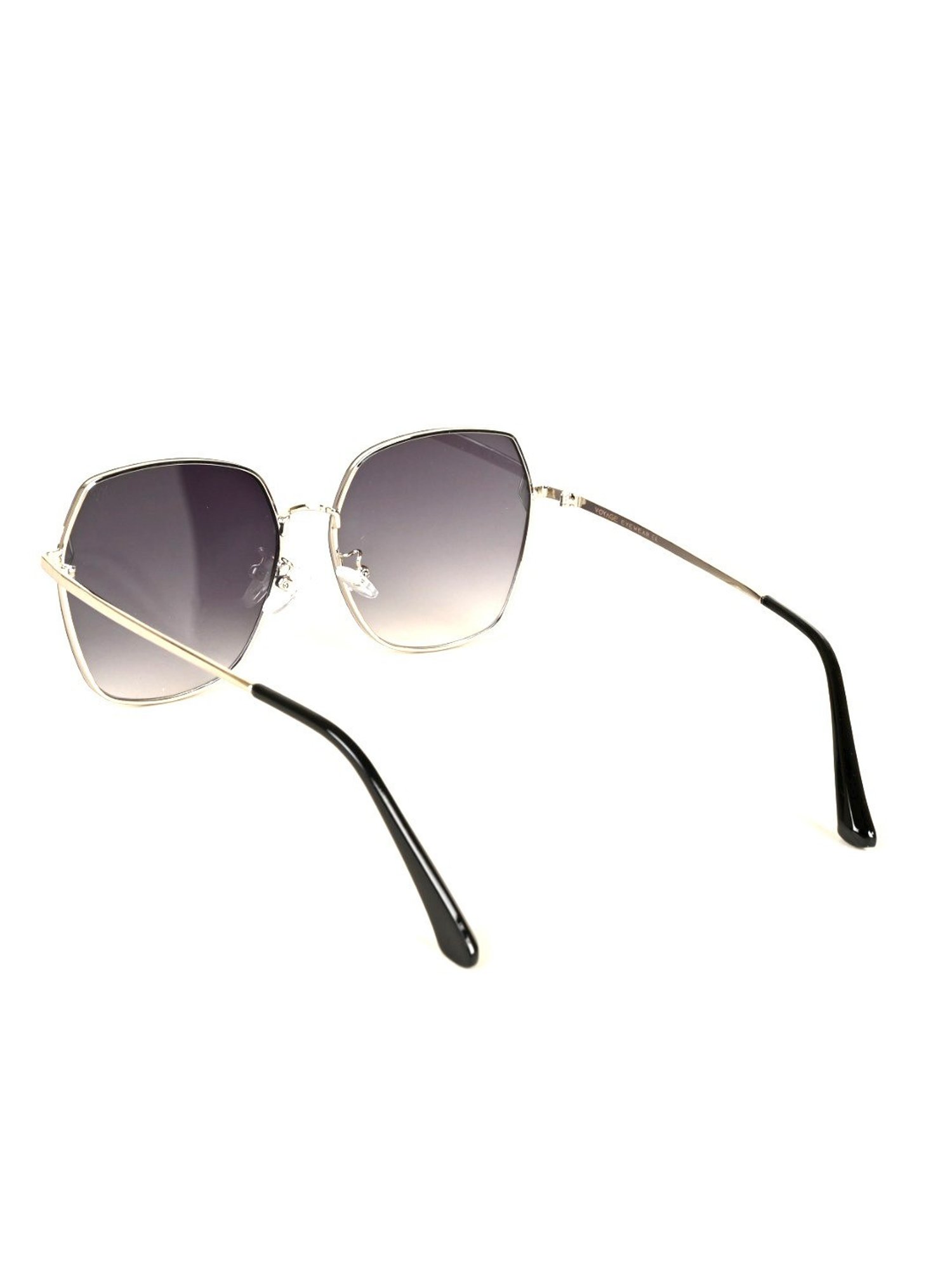 Voyage Grey Oversize Irregular UV Protection Sunglasses for Women