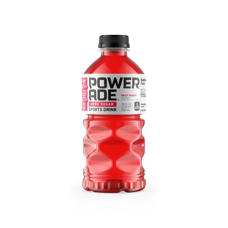 POWERADE Zero Fruit Punch Sports Drink - 28 fl oz Bottle
