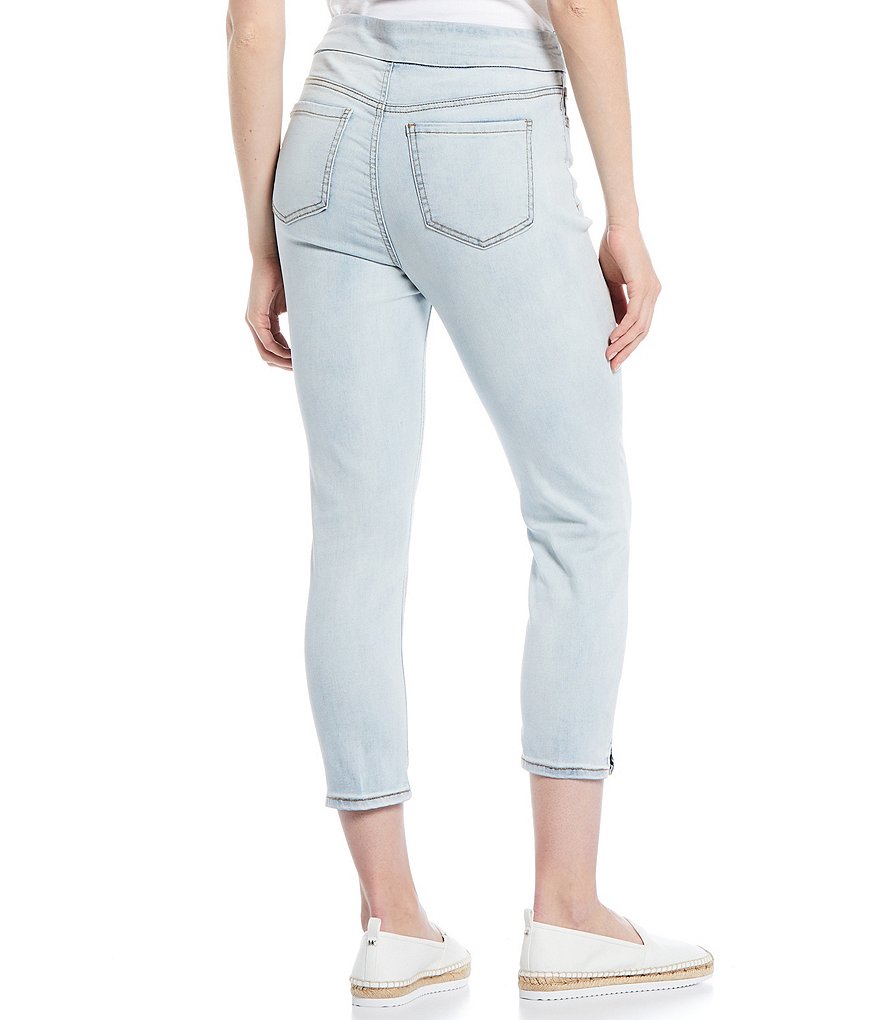 Westbound Petite Size the HIGH RISE fit Denim Skinny Cropped Pants