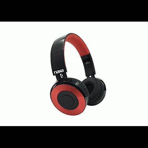 Naxa NE-974 Metro Wireless Headphones, Red