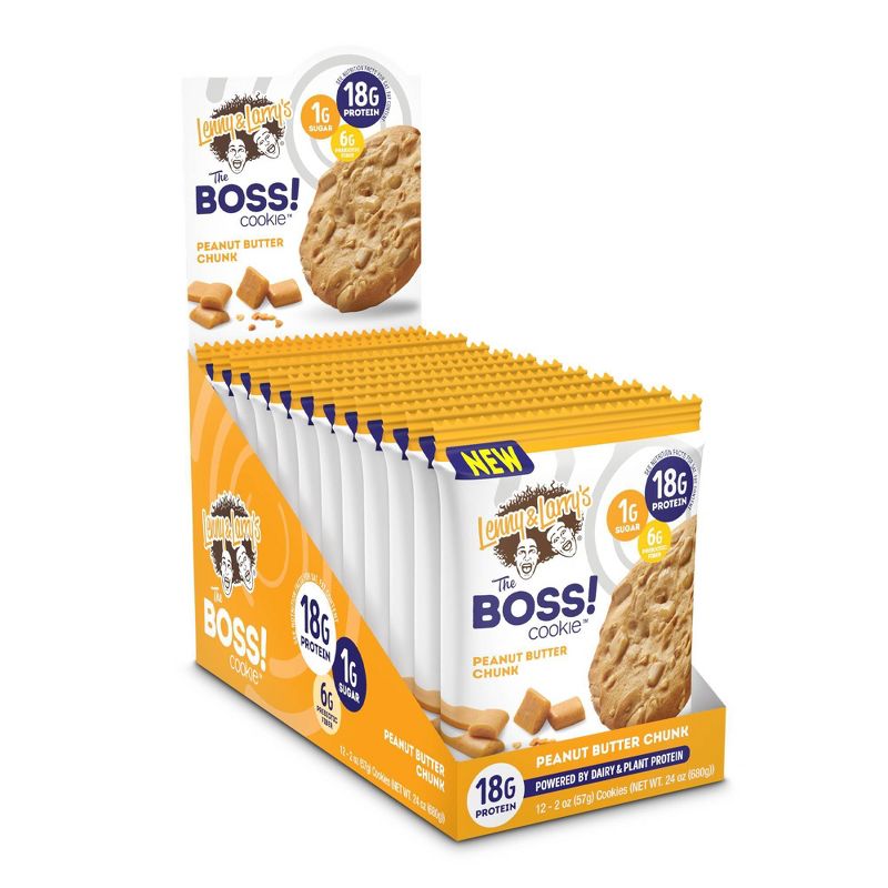 Lenny & Larry's The BOSS! Cookie - Peanut Butter - 12ct