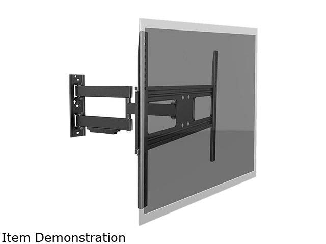 ProHT by Inland 05412 37" - 70" Full Motion TV Wall-Mount Bracket Designed to Fit Flat-panel Plasma and LED, LCD TV, Up to VESA 600x400mm, Max Load 77 lbs., with 6 ft. HDMI Cable and Bubble Level