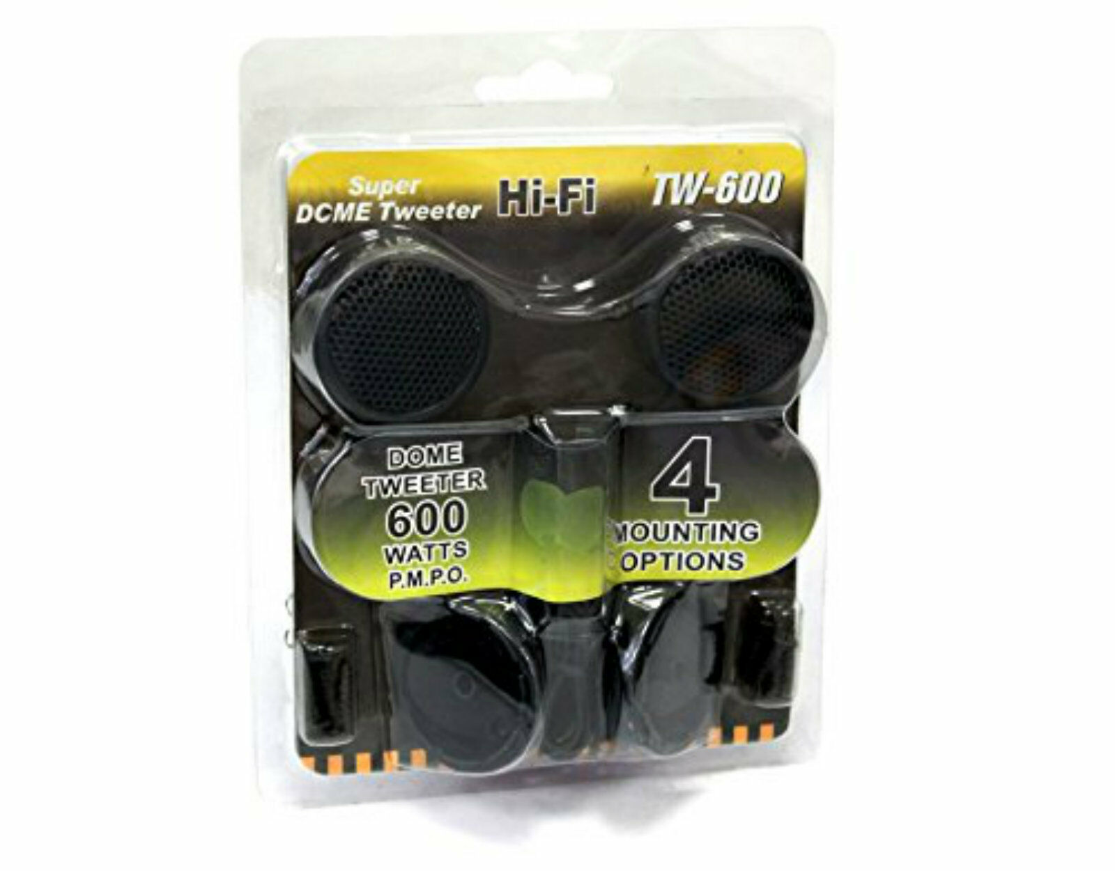 TW-600 600 W MAX High Efficiency Car Audio Dome Tweeter with Built-In Crossover