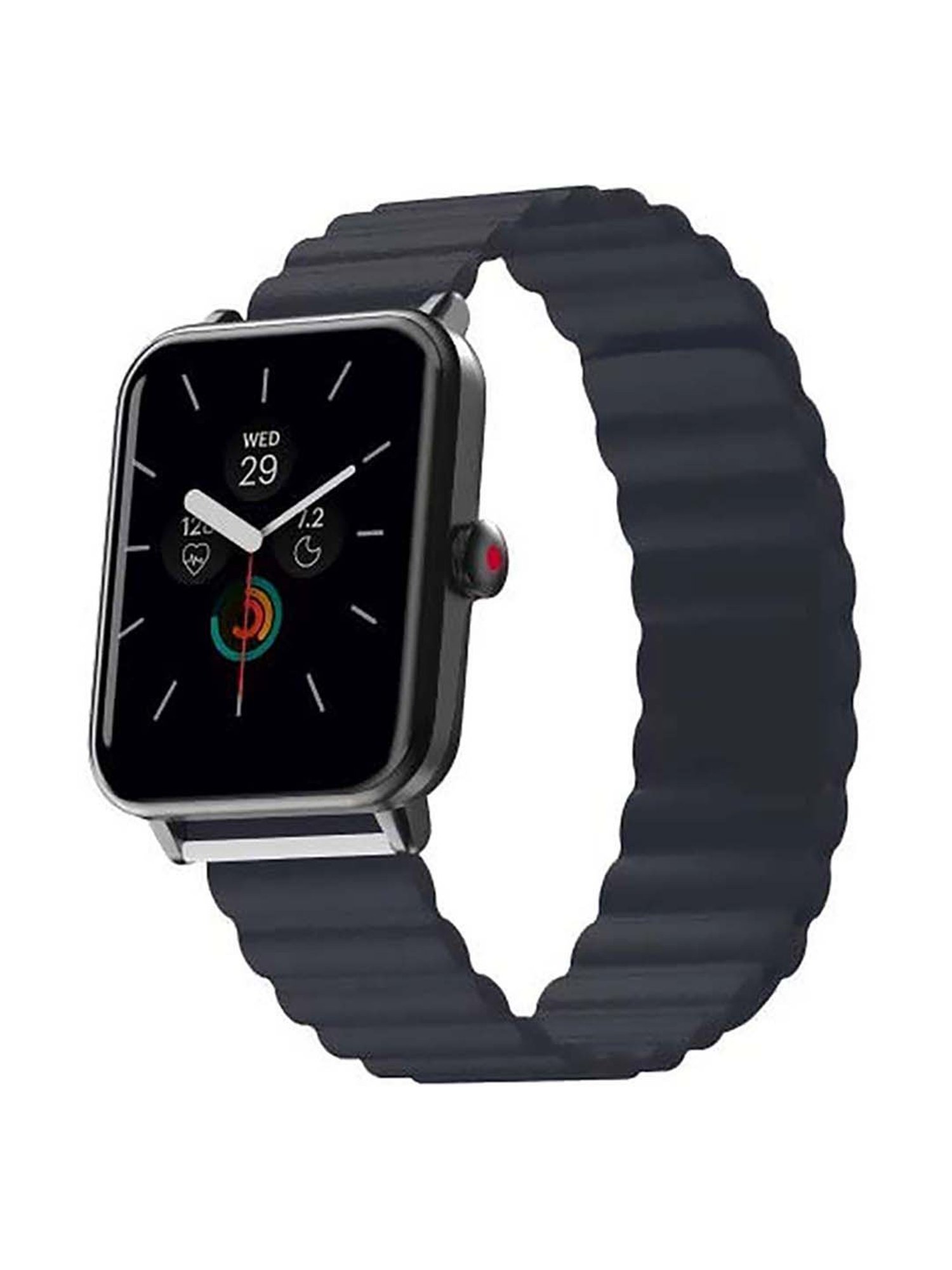 Noise 22 mm Magnetic Leather Smartwatch Strap (Stone Blue)