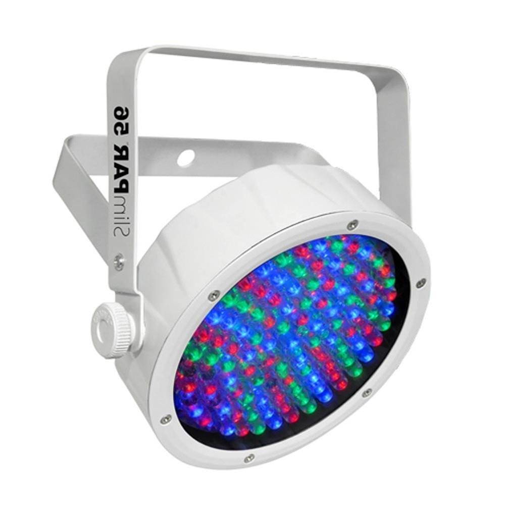 Chauvet DJ SlimPar 56 LED DMX Flat Can RGB Wash Light Effect Fixture, White