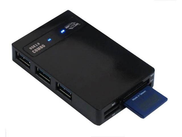 Sedna 3 Ports USB 3.0 Hub with Card Reader