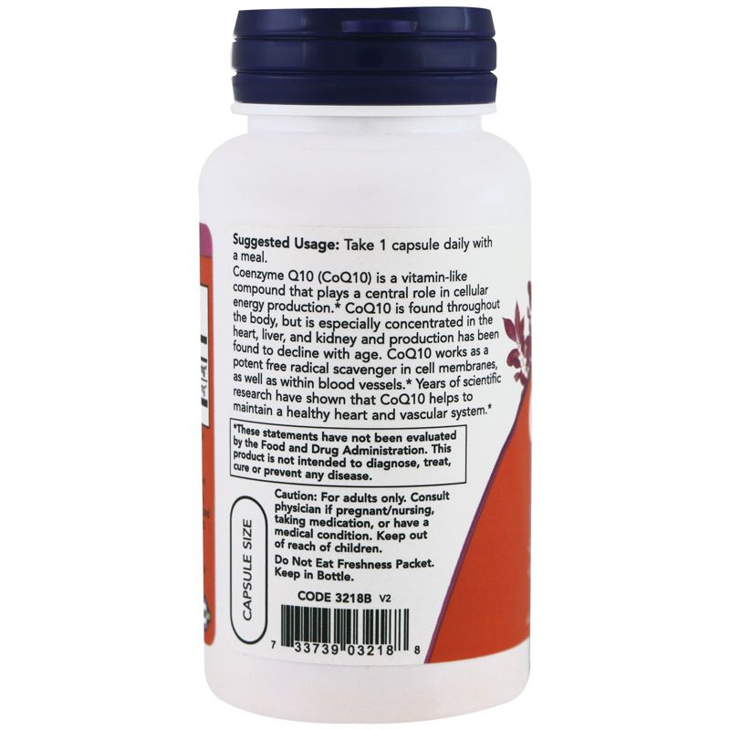 Now Foods CoQ10, 150 mg, 100 Veg Capsules, Dietary Supplements