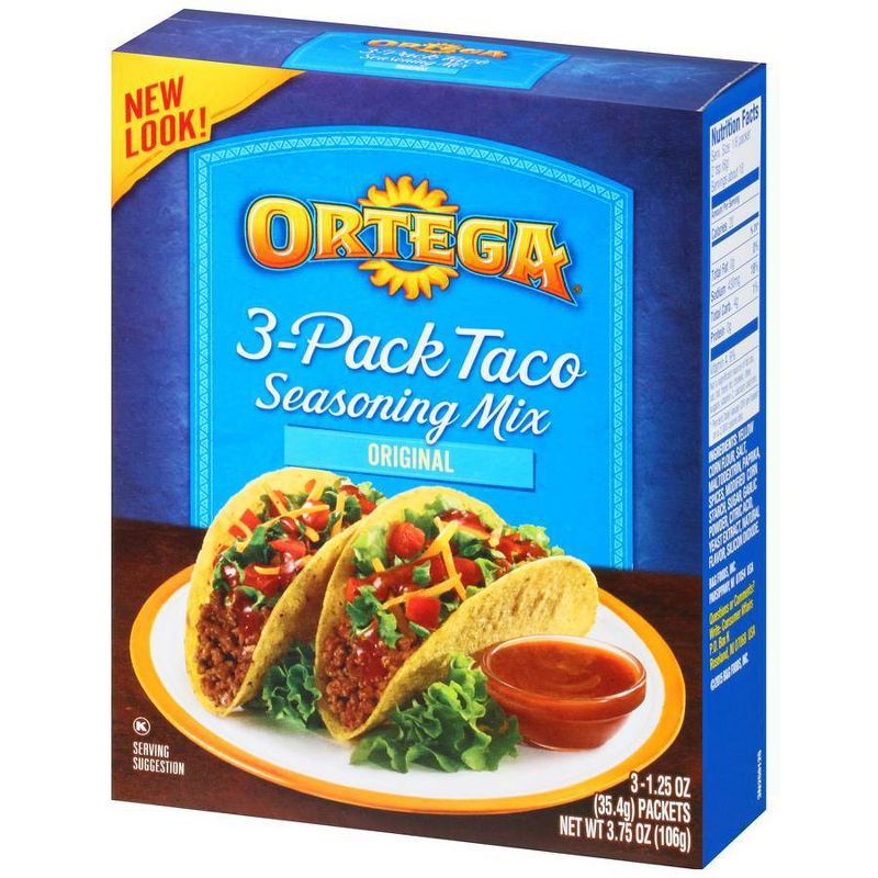 Ortega 3-Pack Taco Seasoning Mix 3.75oz