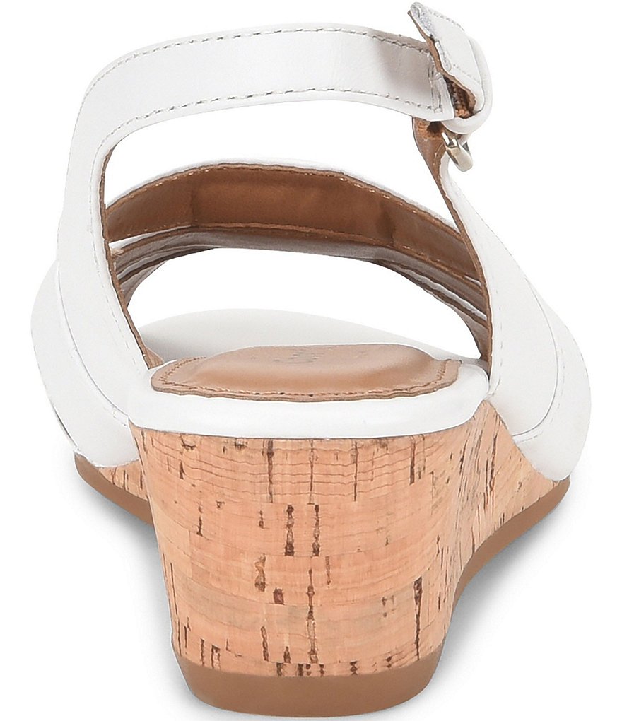 Comfortiva Randi Slingback Cork Wedge Sandals