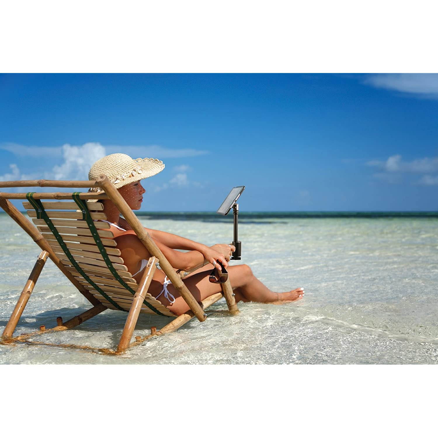 On-Stage TCM9261 Quick Release Tablet Mount with Snap-On Case for iPad Mini, Black