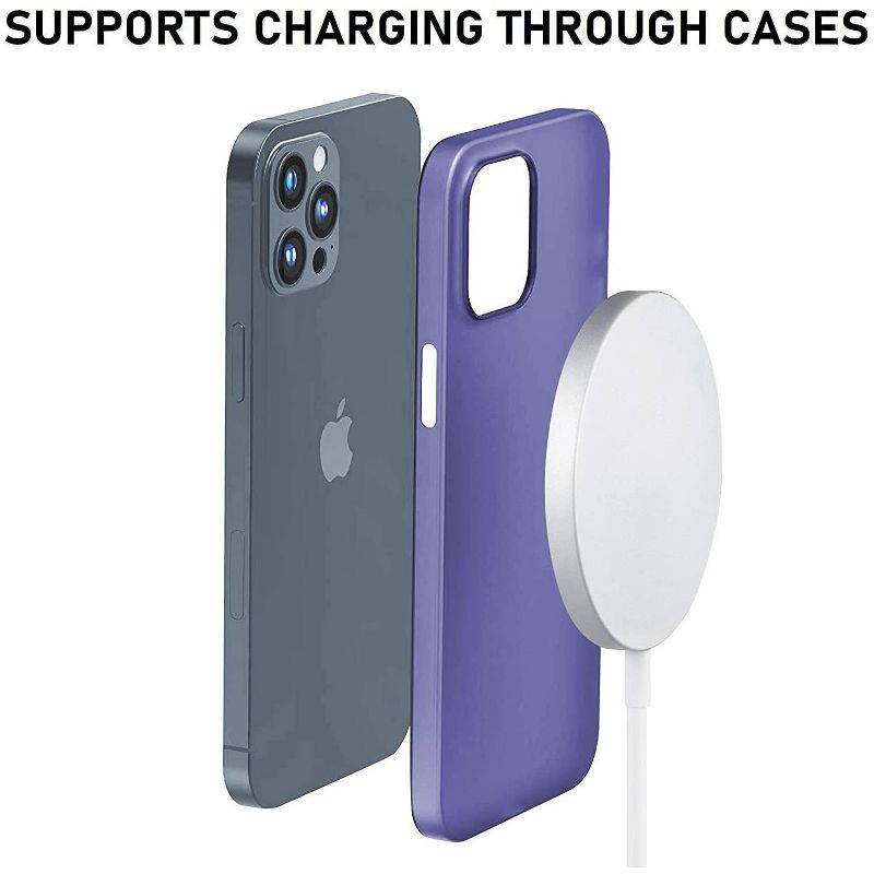 Wasserstein MagSafe Fast Wireless Charger Pad with 20W Quick Charge Power Adapter for iPhone 12, 12 Mini, 12 Pro, 12 Pro Max (White)