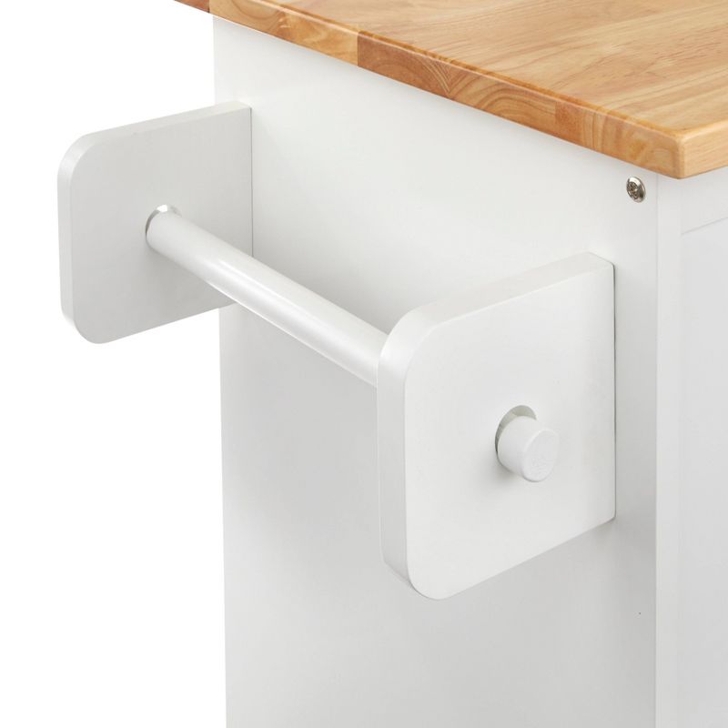Lotus Kitchen Cart White - Buylateral