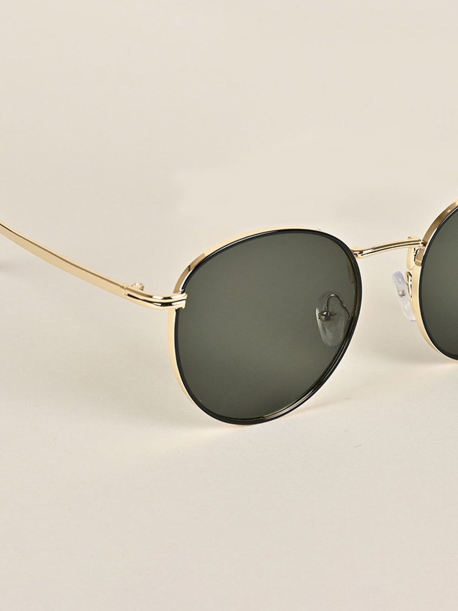 Voyage Green Round UV Protection Unisex Sunglasses