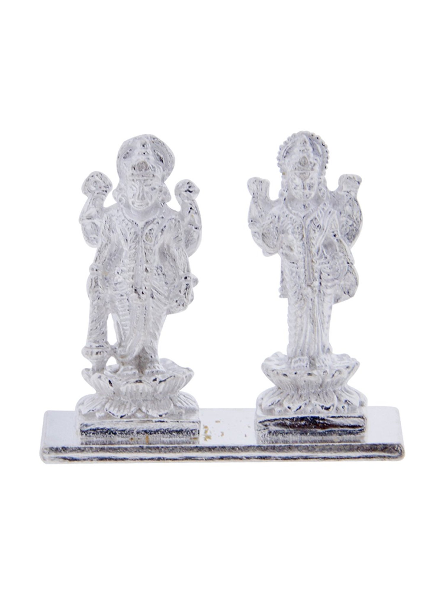 Sri Jagdamba Pearls Laxmi Narayana 0.8 Silver Divine Idol