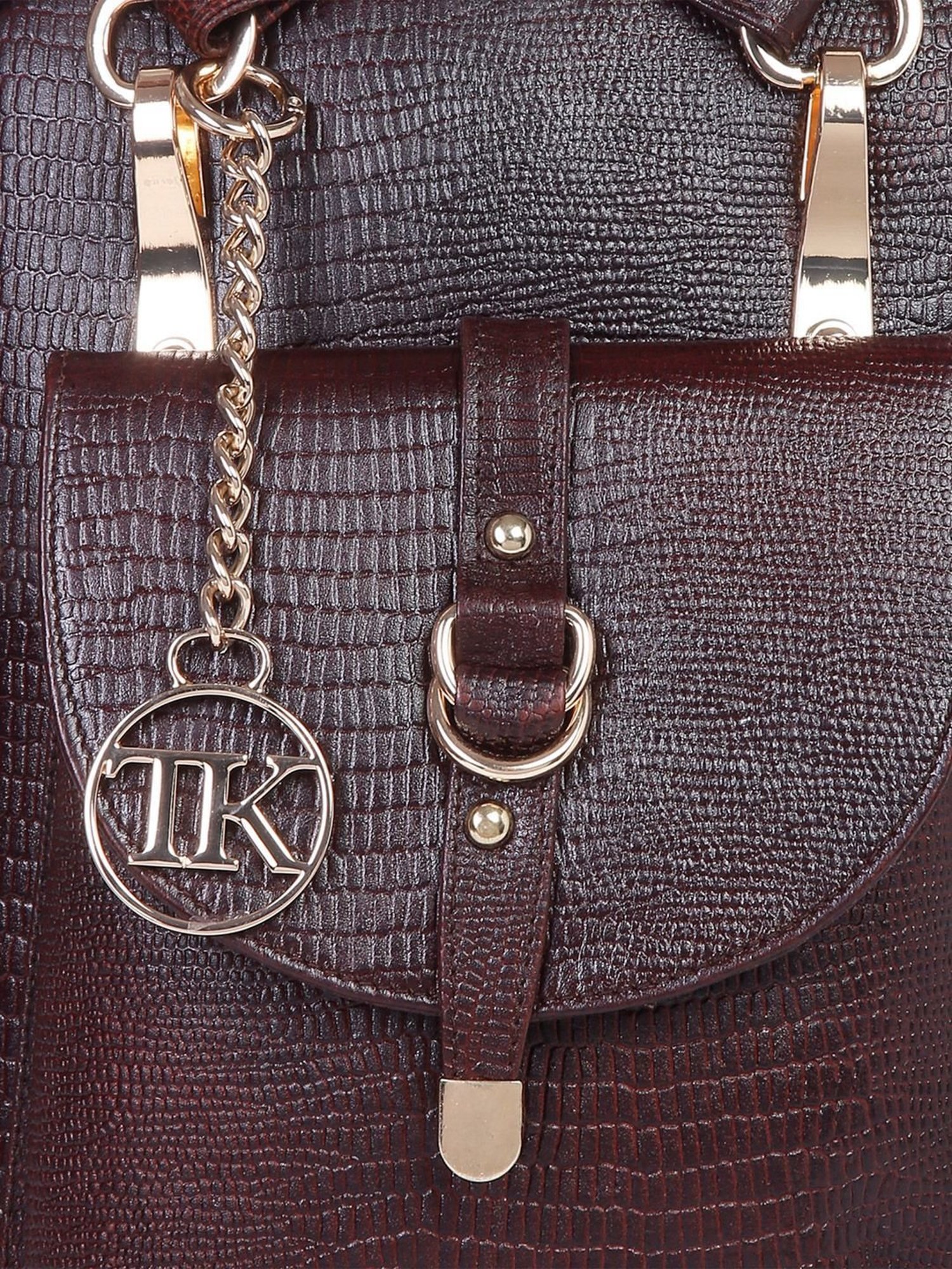 Tohl Fenwick Black Leather Medium Backpack