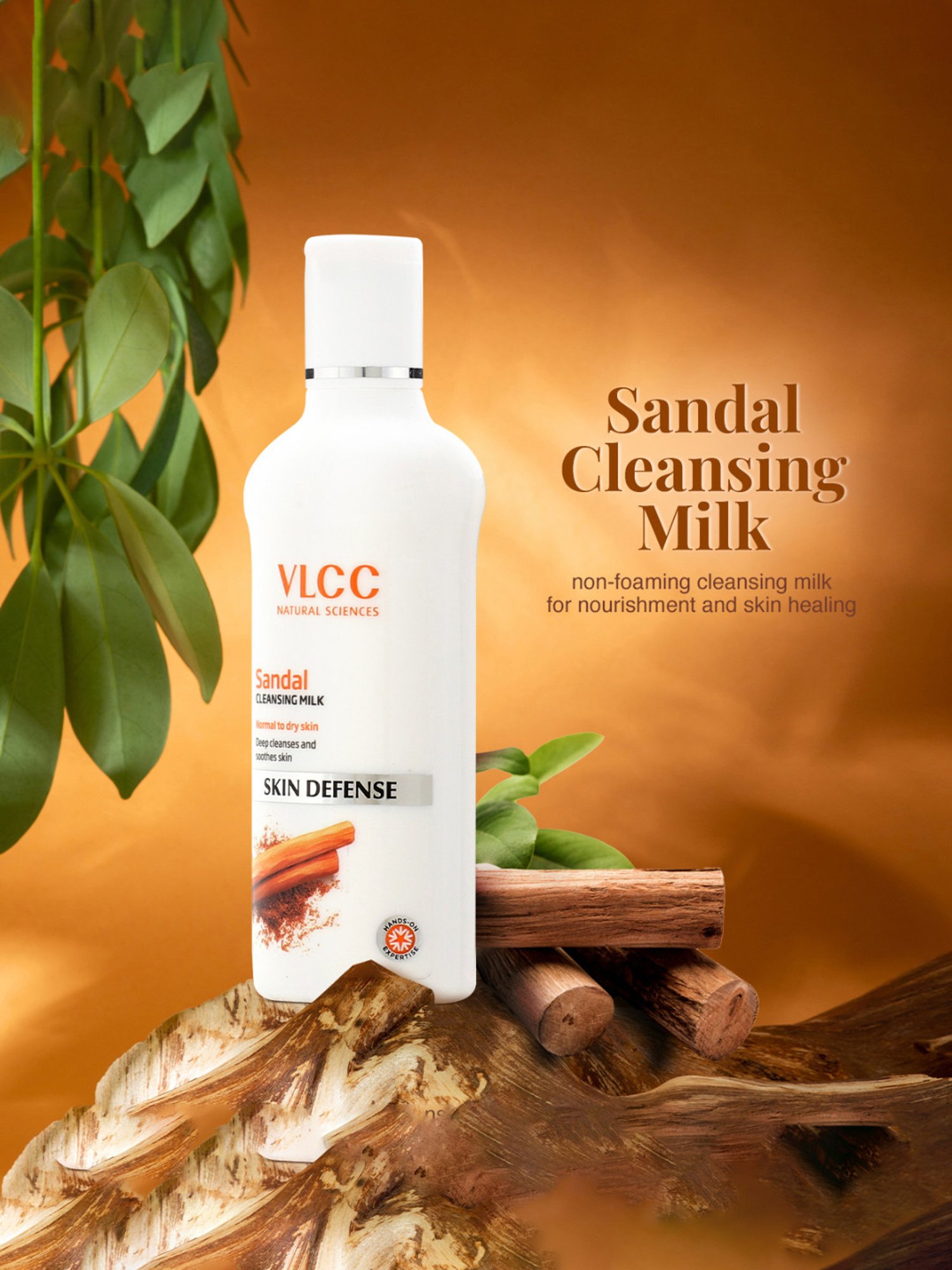 VLCC Skin Defense Sandal Cleansing Milk - 100 ml