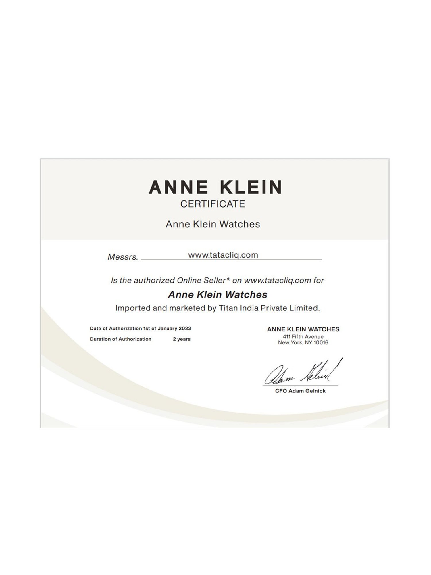 Anne Klein NDAK3502NVRG Analog Watch for Women