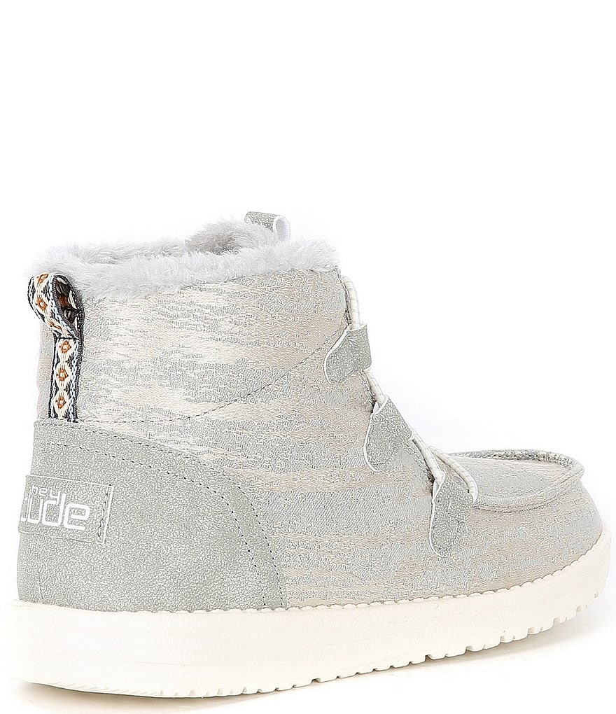 Hey Dude Women's Lea Faux Fur High Top Shoes