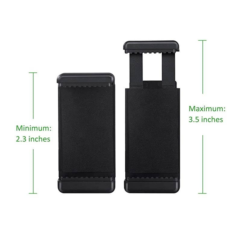 Universal Cell Phone Tripod Mount Adapter Holder for iPhoneSamsung GalaxyNexus and More Cell Phones Use on Tripod Monopod Selfie Stick Tabletop Tripod Stand and More