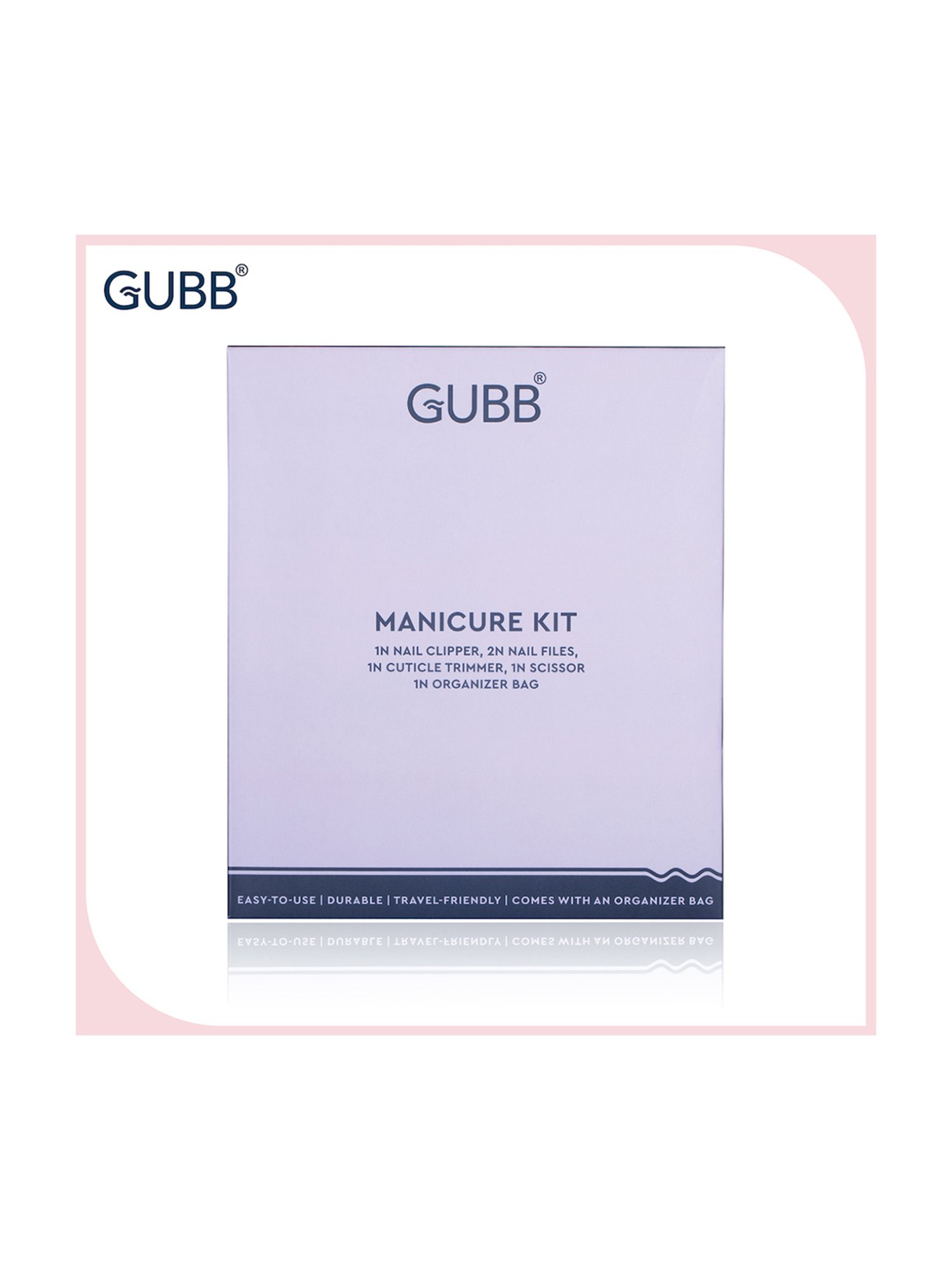 Gubb Multi Color Manicure Kit With Organizer Bag